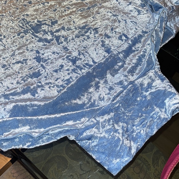 Bogner Vintage Velour Ski Turtleneck Light Blue - Picture 4 of 4